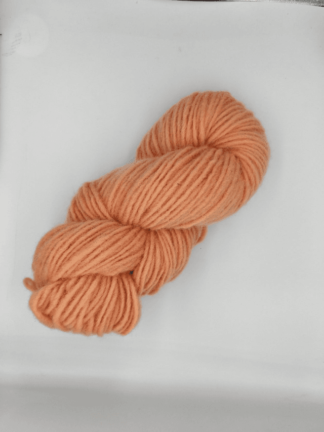 Laine 1 Brin  orange ( racine de garance ) 