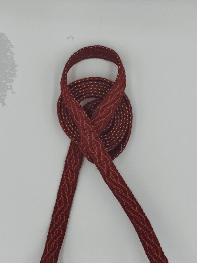 Galon entrelacé Rouge